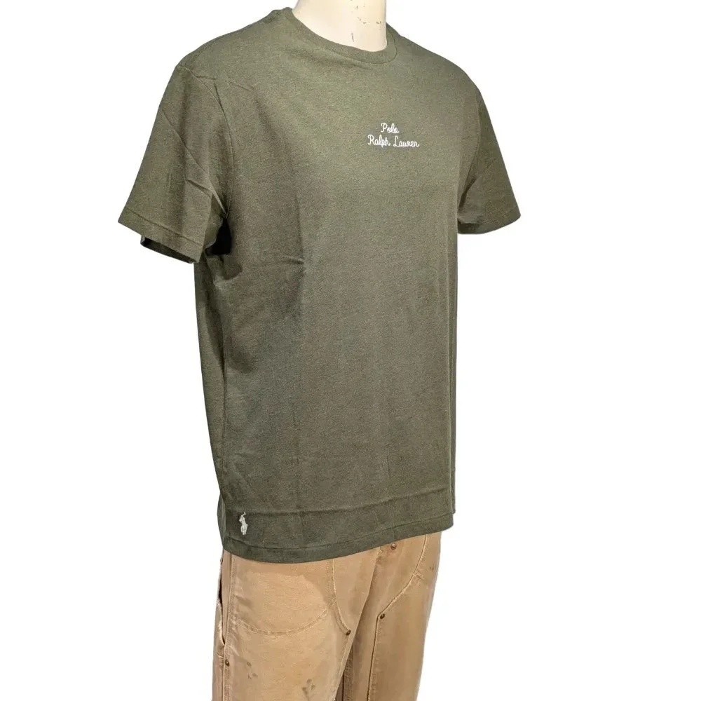 Polo Ralph Lauren Mens Script Logo Cotton T Shirt Sz M Classic Fit NWT $65